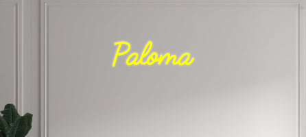 Custom text: Paloma